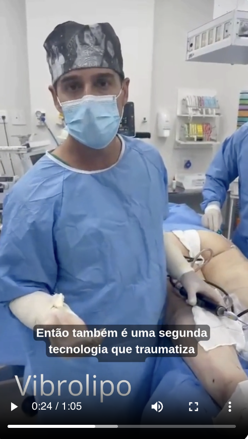 Capa do vídeo Vibrolipo — Dr. André Colaneri, lipedema em Uberlândia MG